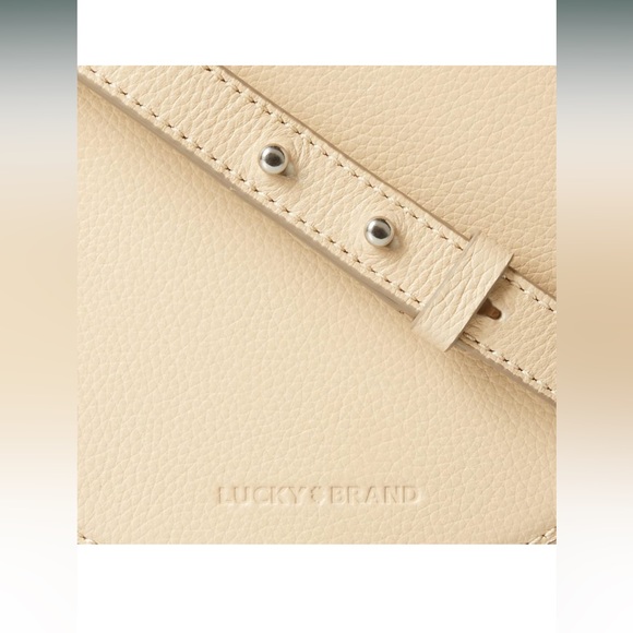 NWOT Lucky Brand Crossbody Bag Leather Convertible Handbag New without Tags - Picture 3 of 5